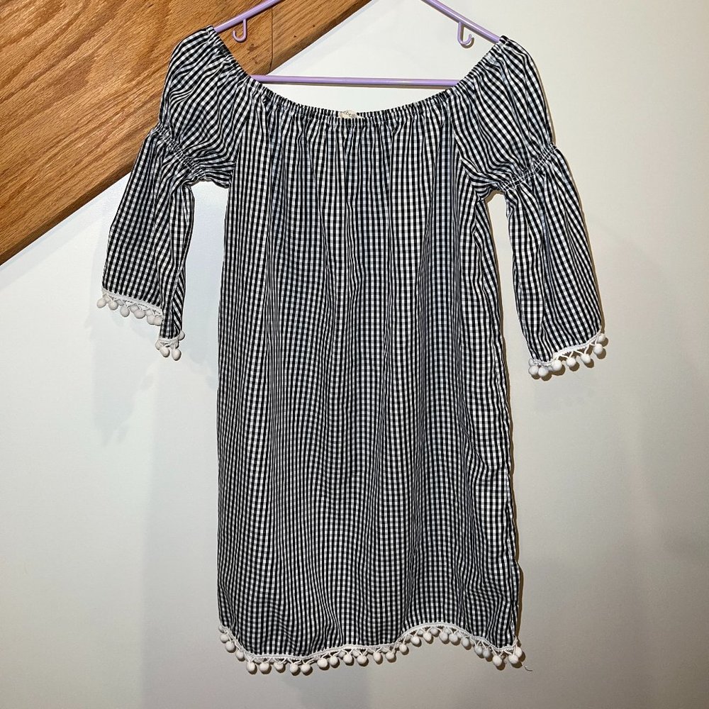Rebellion off shoulder dress Sz M